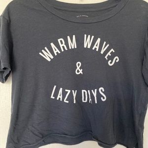 Billabong Navy Crop Size Sm